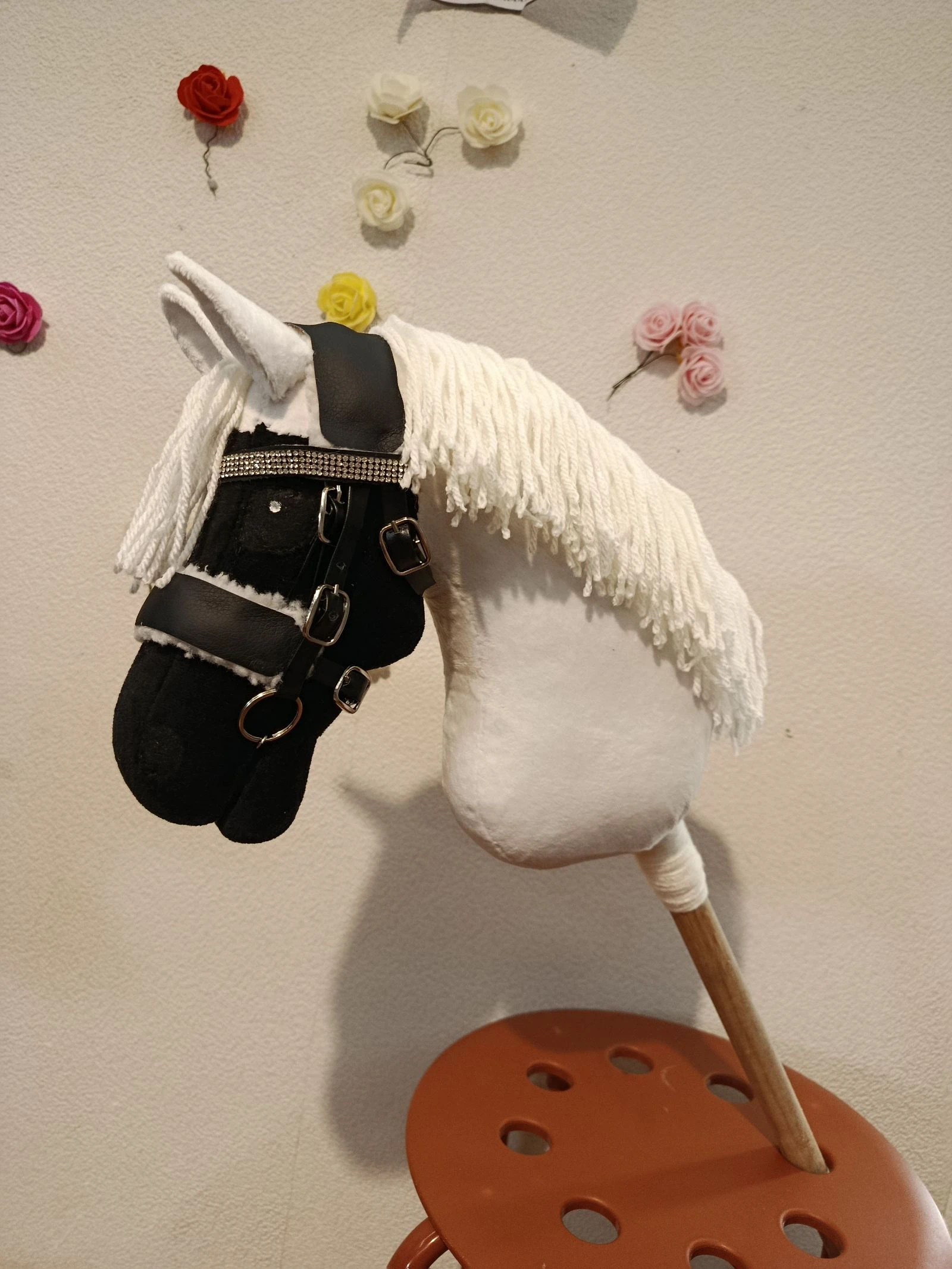 Hobby horse noir et blanc 